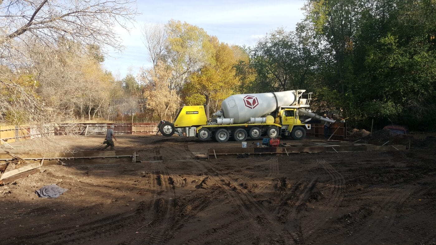 Large Concrete truck